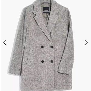 Herringbone Blazer Coat-Madewell